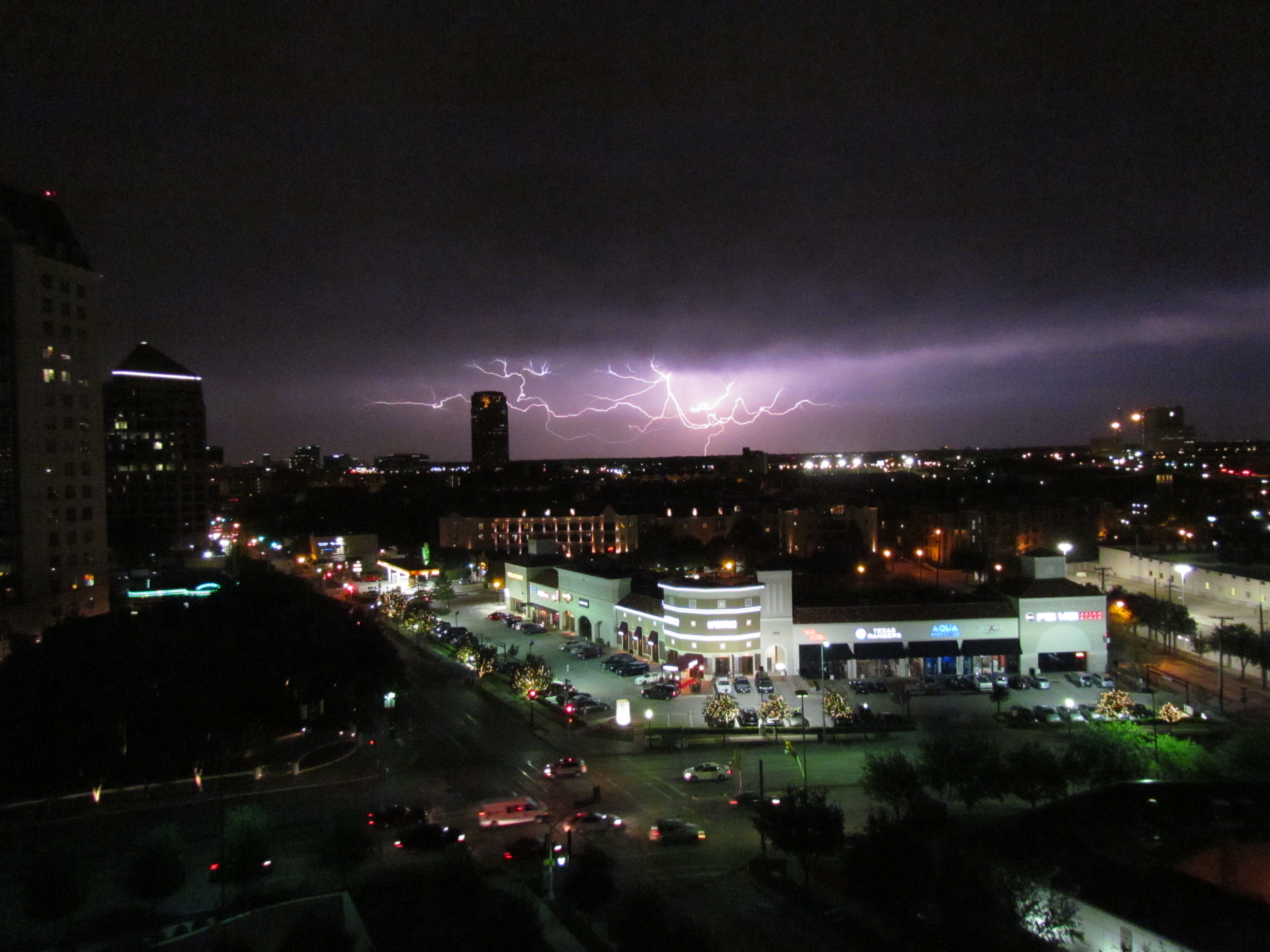 Dallas Texas - Night Thunderstorm-2