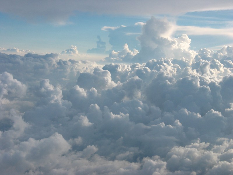 Cumulus Clouds Over Jamaica