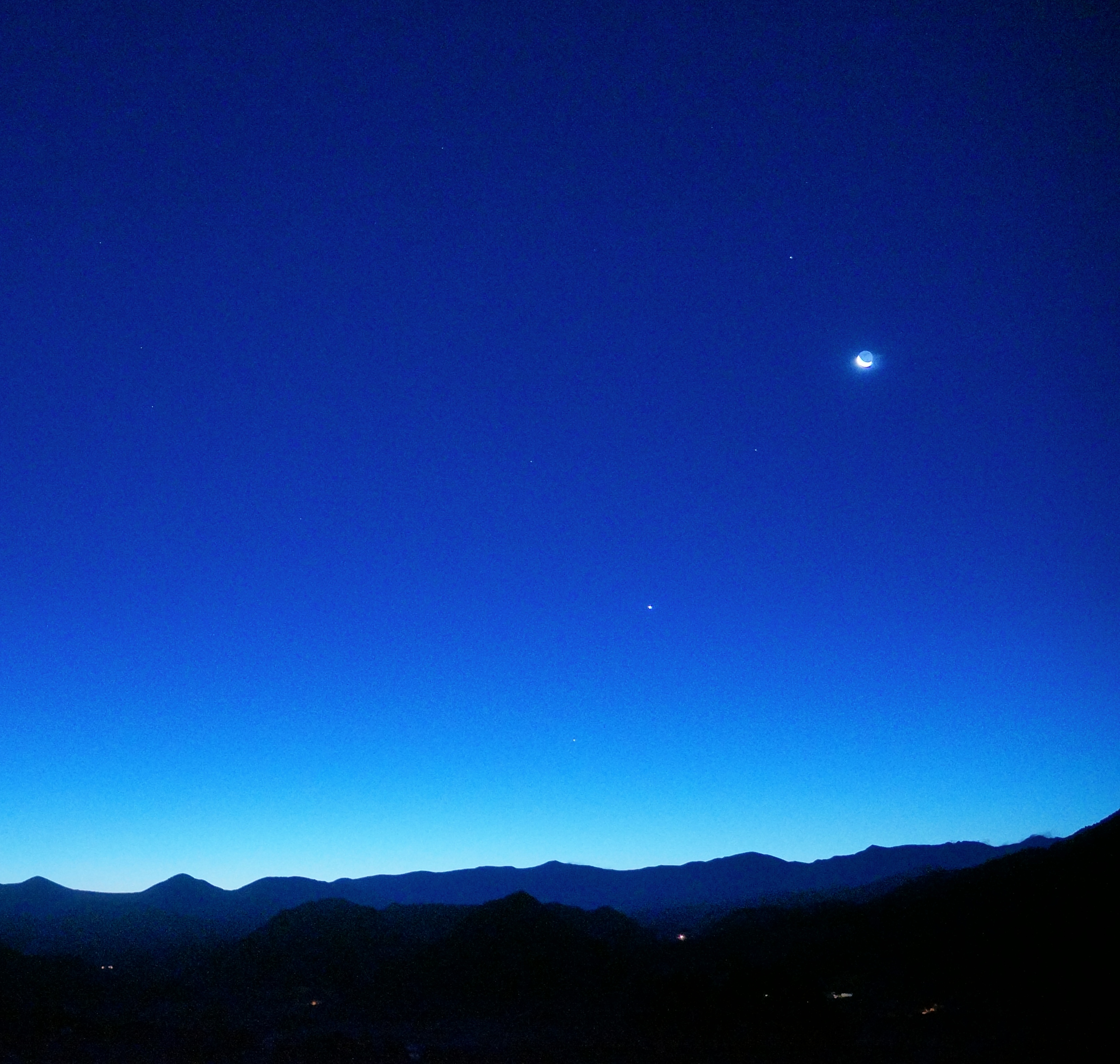 Saturn, Moon, Venus and Mercury at dawn - 10 Dec. 2012
