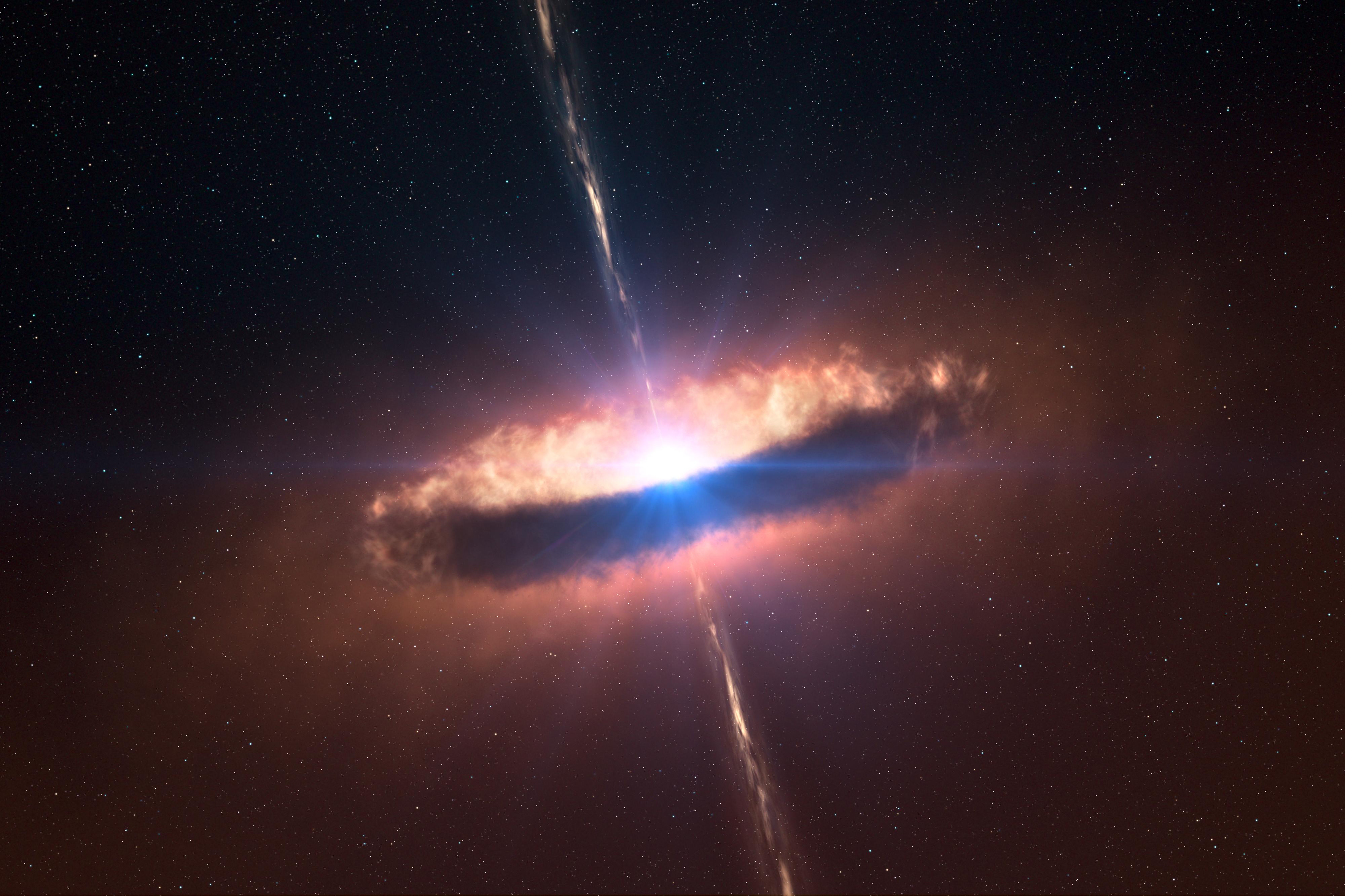 Dust disk around massive star