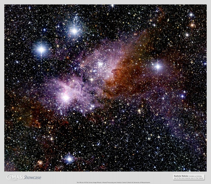 Keyhole Nebula by 2MASS