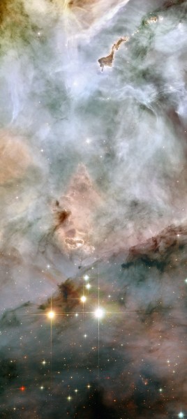 WR 25 and Tr16-244 region (captured by the Hubble Space Telescope)