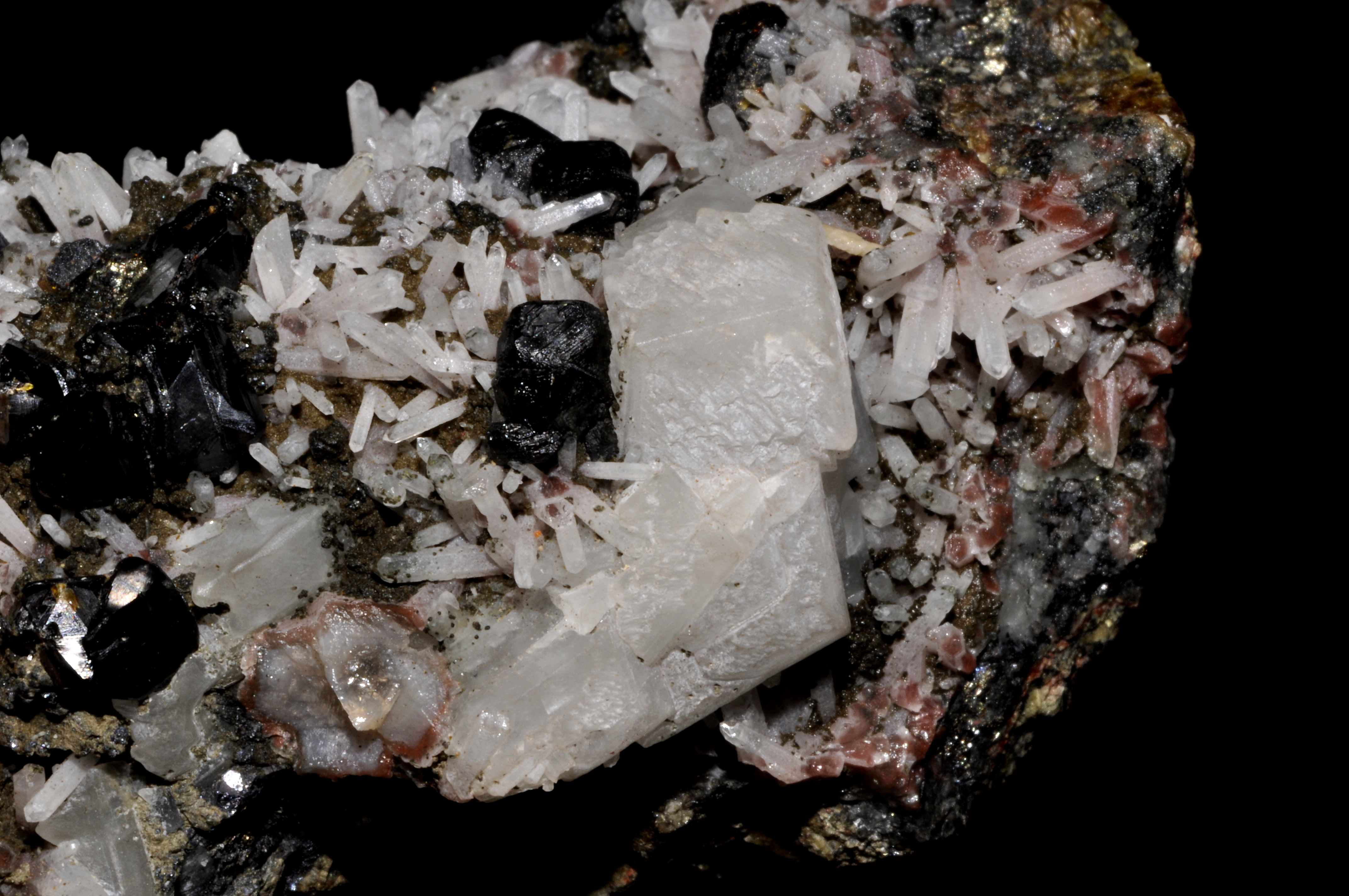 Calcite, galène, pyrite et quartz 1(Mexique)