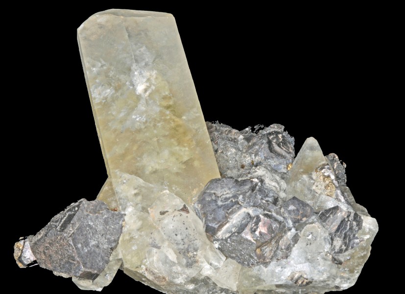 Calcite, galène et pyrite (Dal'negorsk - Fédération de Russie) 1 
