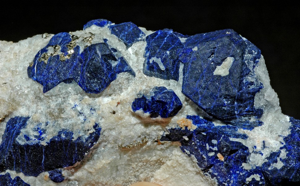 Lazurite et pyrite (Afghanistan)