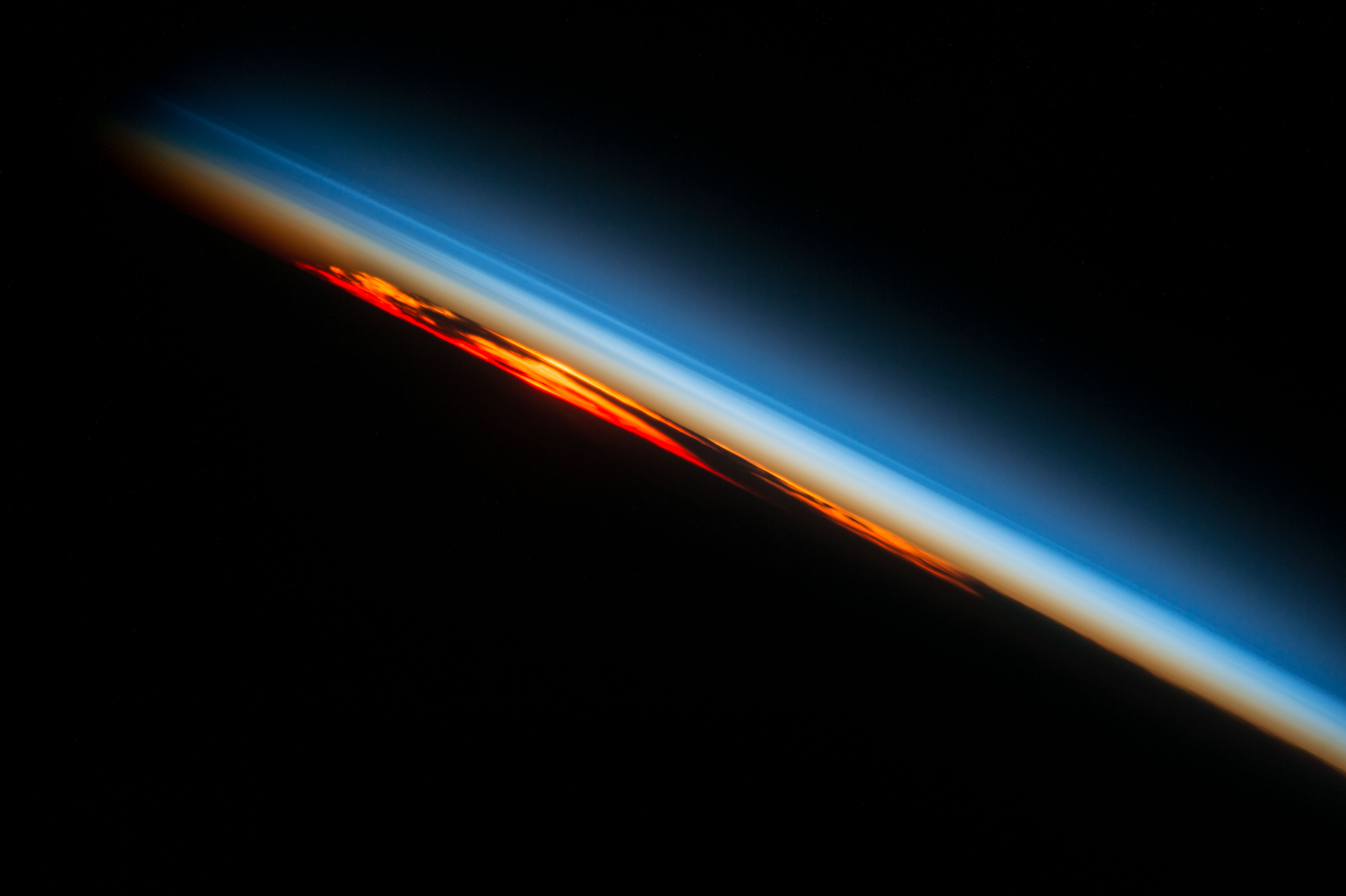 ISS-49 Sunset over the southern part of the Atlantic Ocean