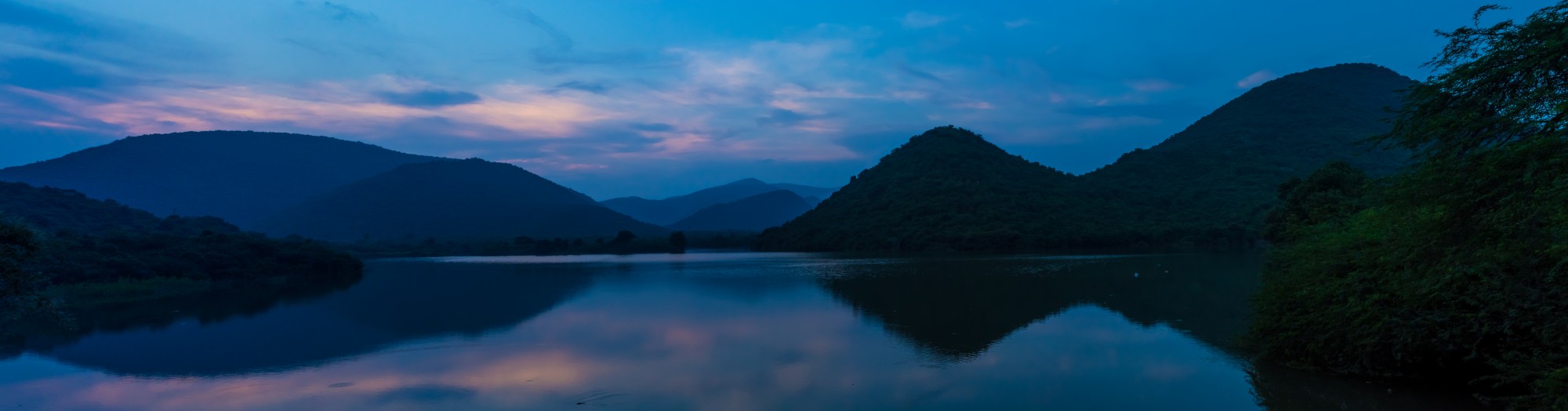 Panorama of kambalakonda lake