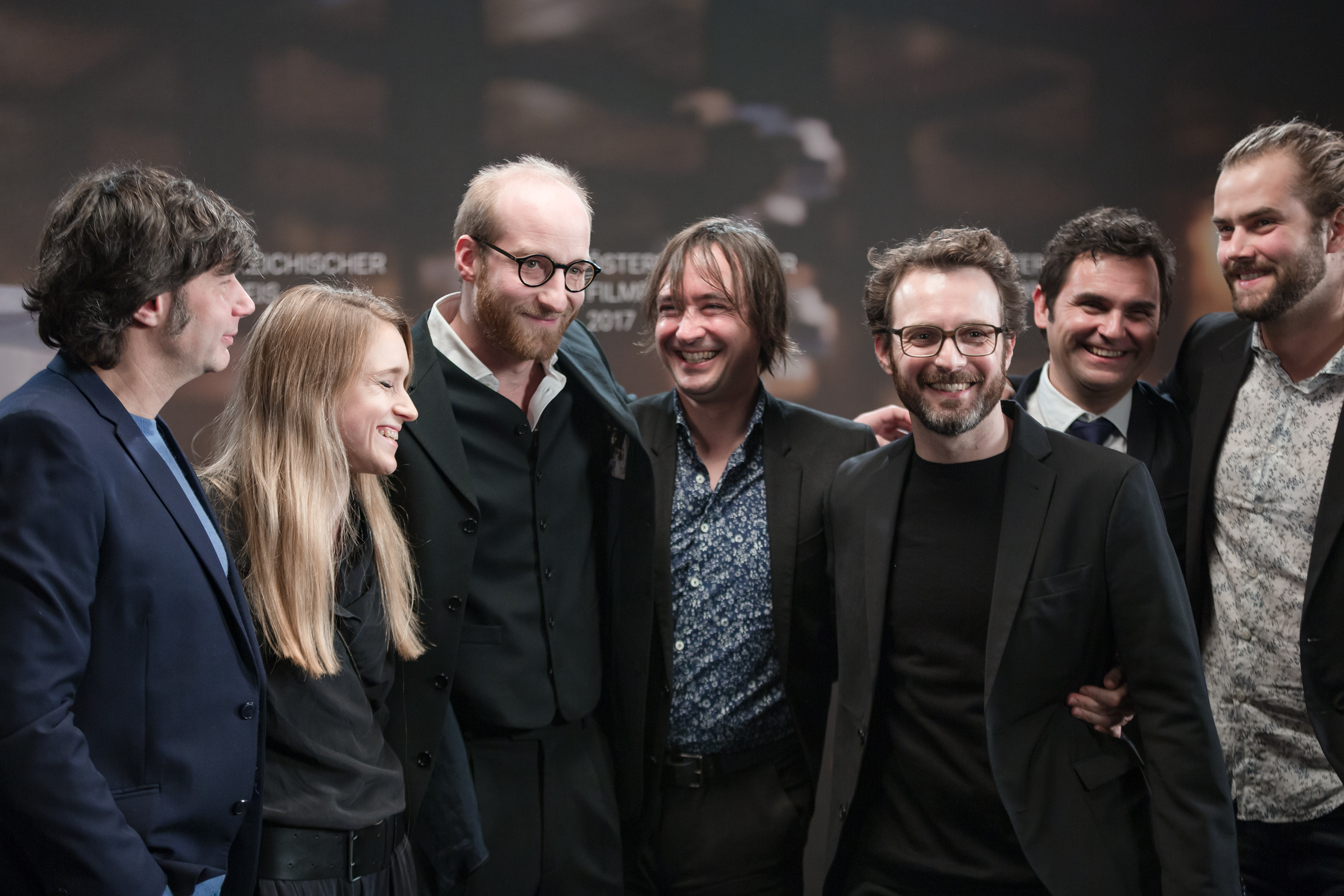 Österreichischer Filmpreis 2017 photo call Kater team 1
