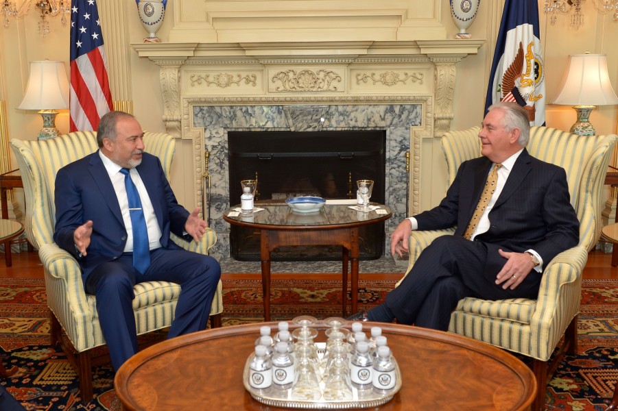 Secretary Tillerson Meets With Israeli Defense Minister Lieberman in Washington