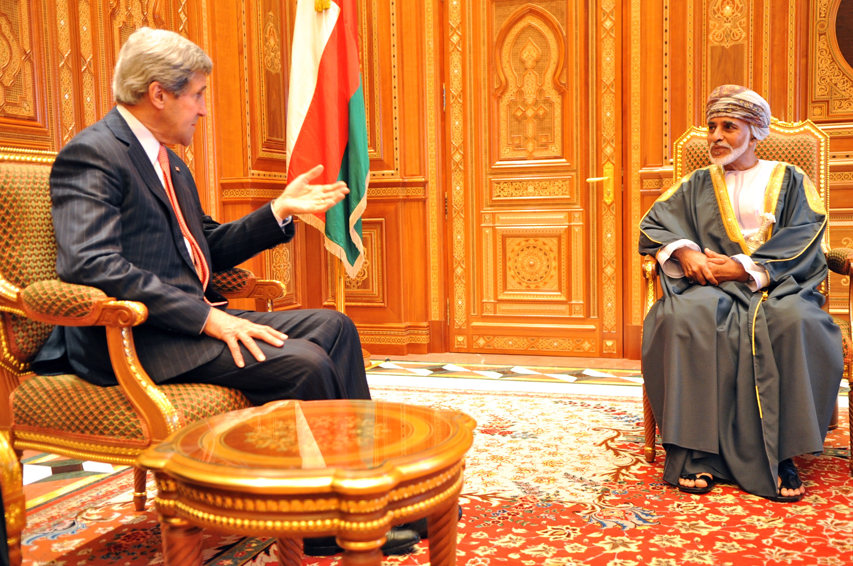 Secretary Kerry Meets With Omani Qaboos bin Said Al Said (Pic 2)