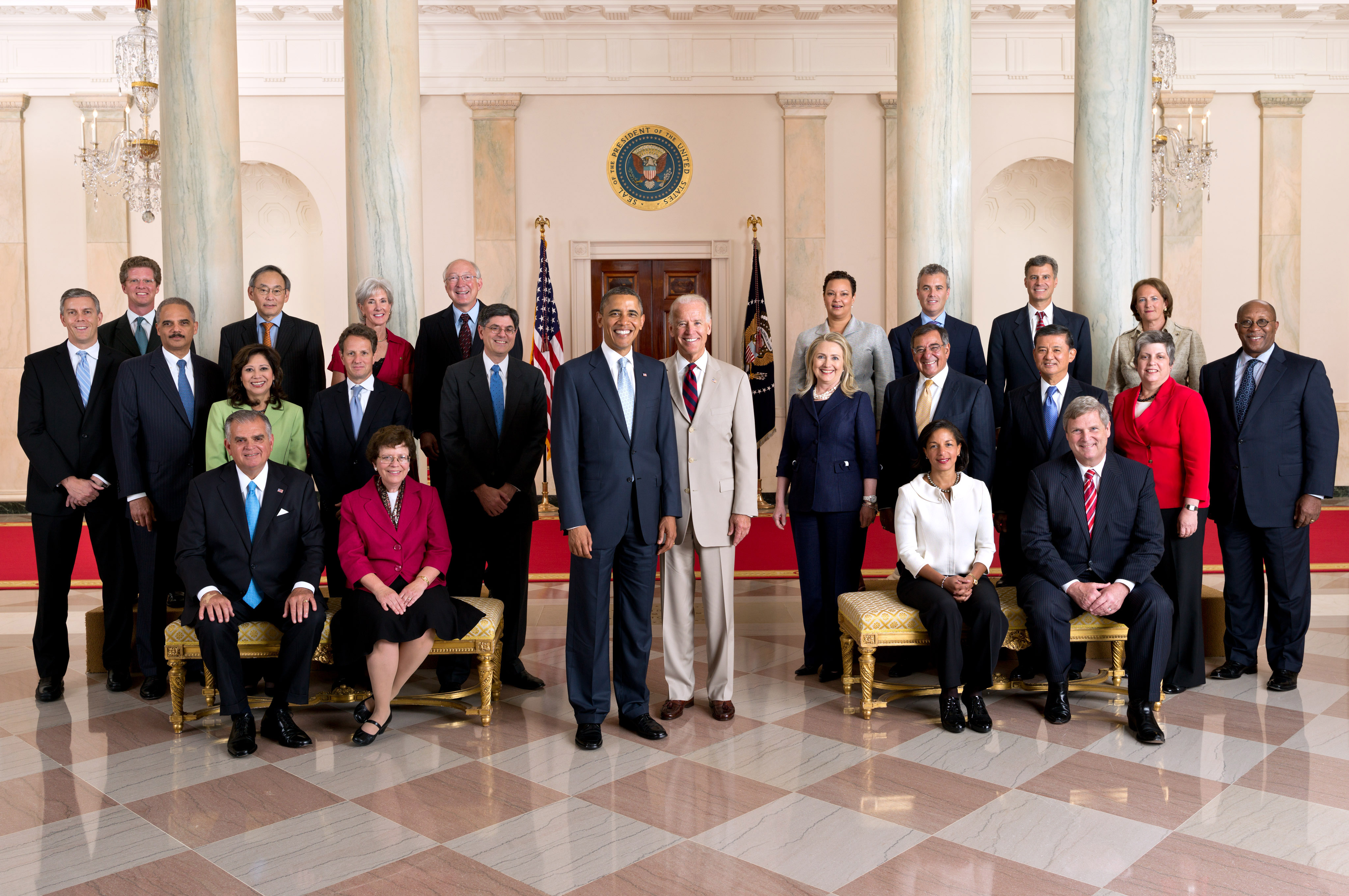 US Cabinet official group photo July 26, 2012