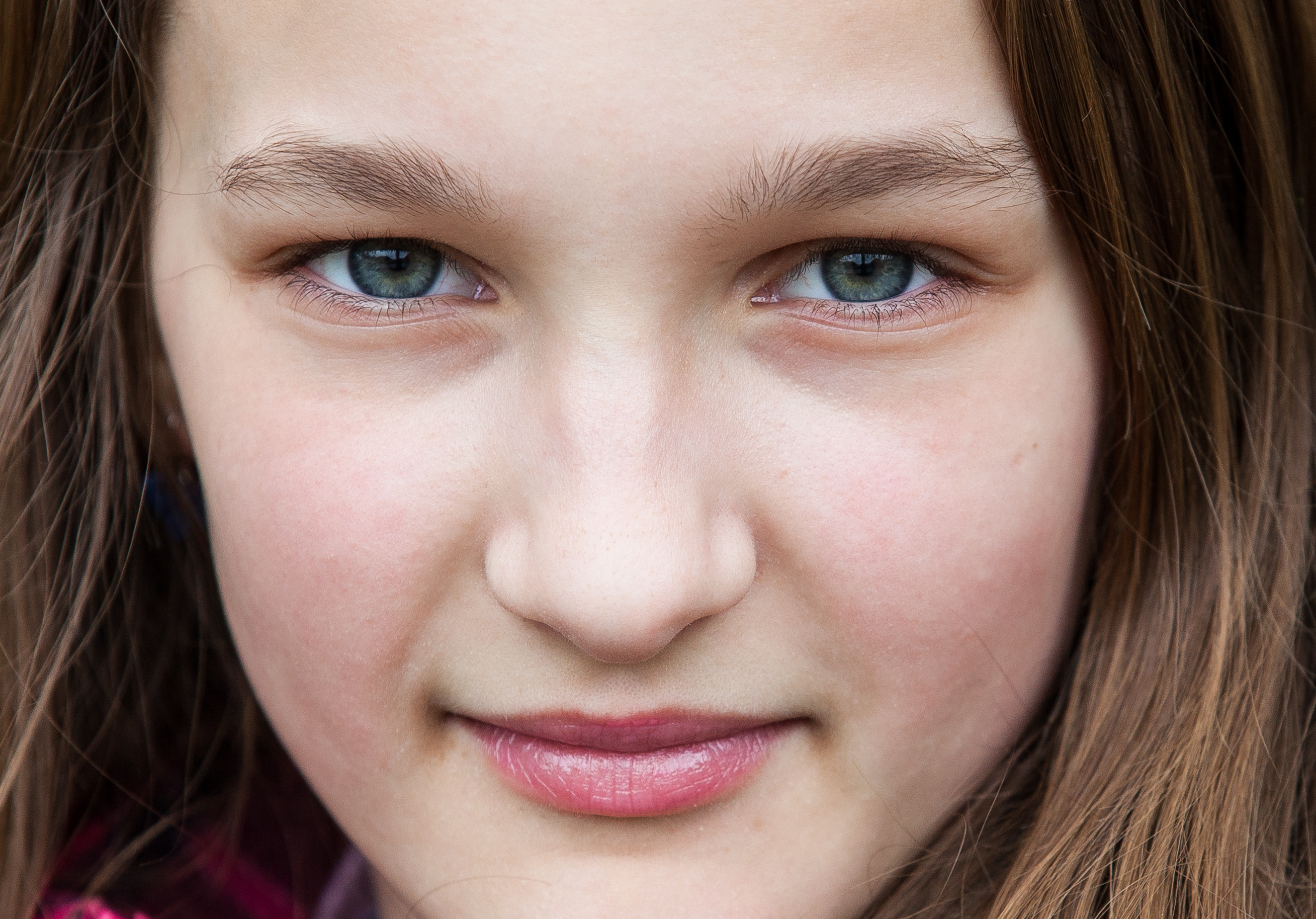 an amazingly beautiful Catholic 12-year-old girl photographed in April 2014, picture 27, cropped