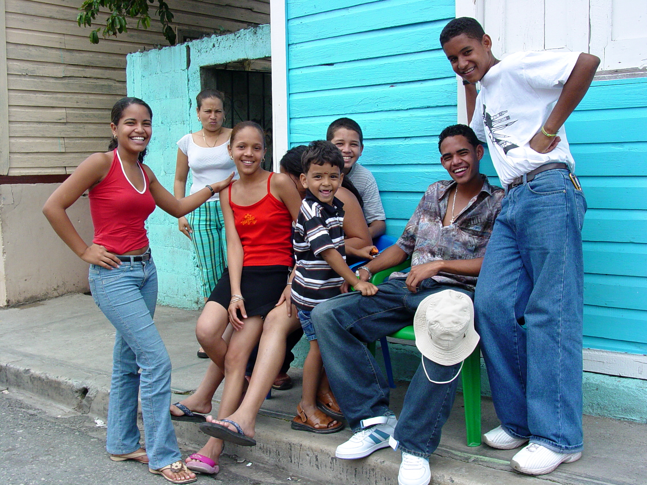 Friendly Folk on the Street - San Jose de Ocoa - Dominican Republic