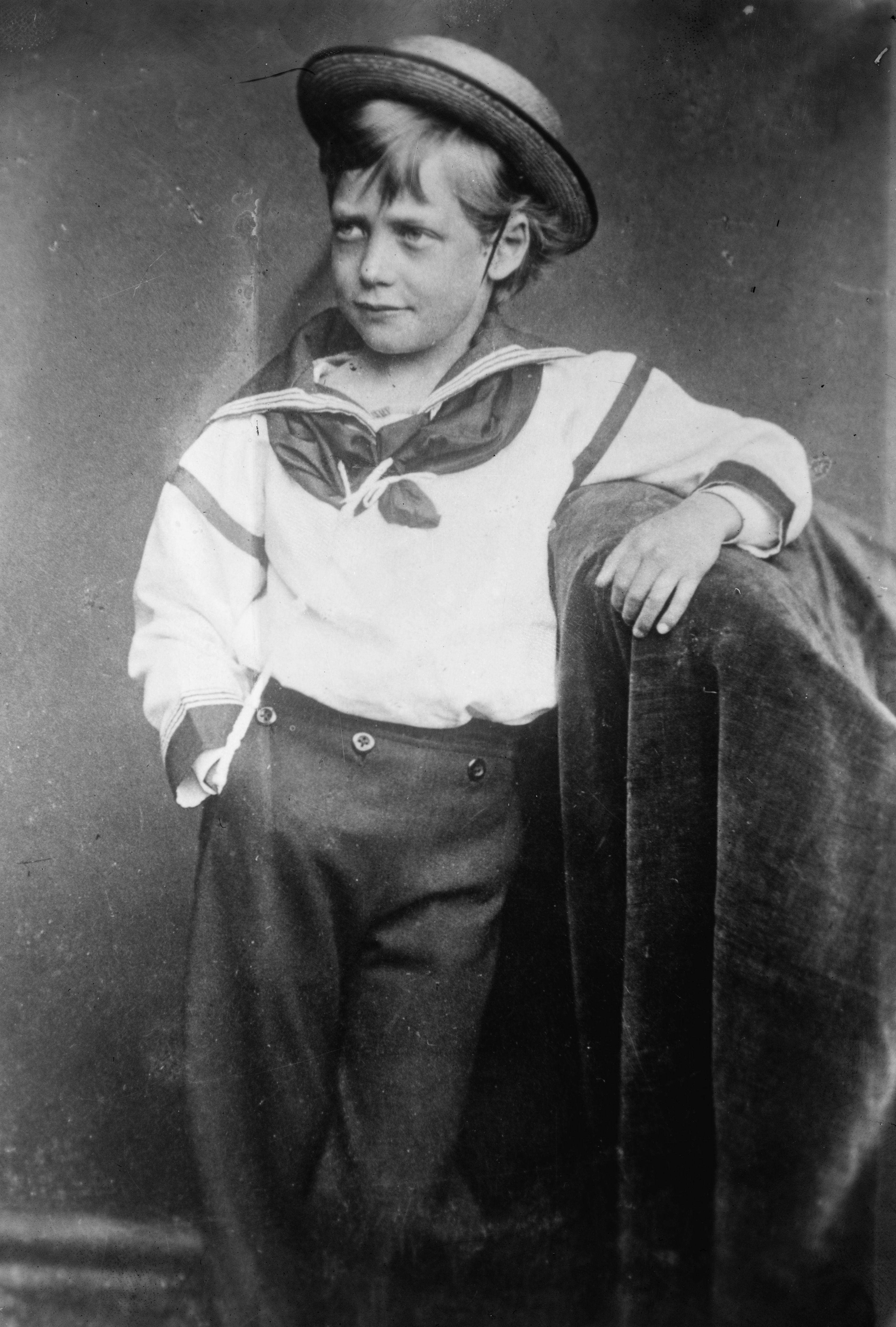King George V of the United Kingdom as a boy, 1870