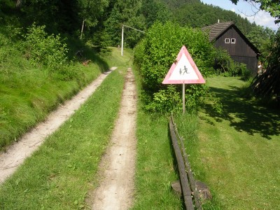 Vyskeř, Semily District, Liberec Region, the Czech Republic. Za Lukami.