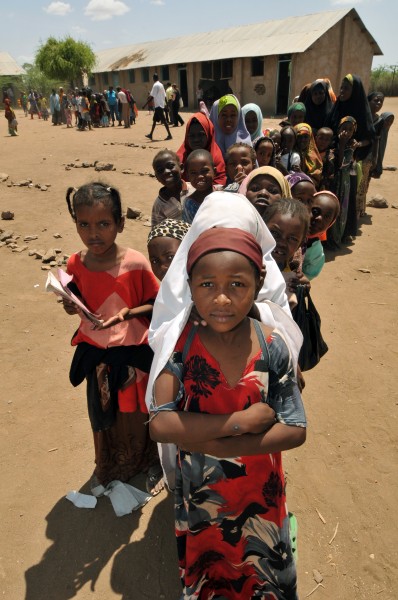 (2011 Education for All Global Monitoring Report) -School children in Kakuma refugee camp, Kenya 2