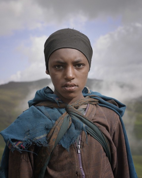 Girl on Sanetti Plateau, Ethiopia (12925428874)