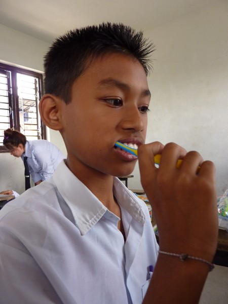 Oral Health Promotion in Nepal - teaching children