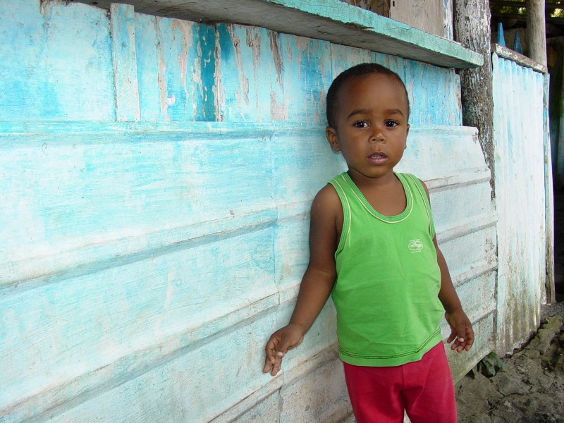 Young Child in Santo Amaro - Near Salvador - Bahia - Brazil