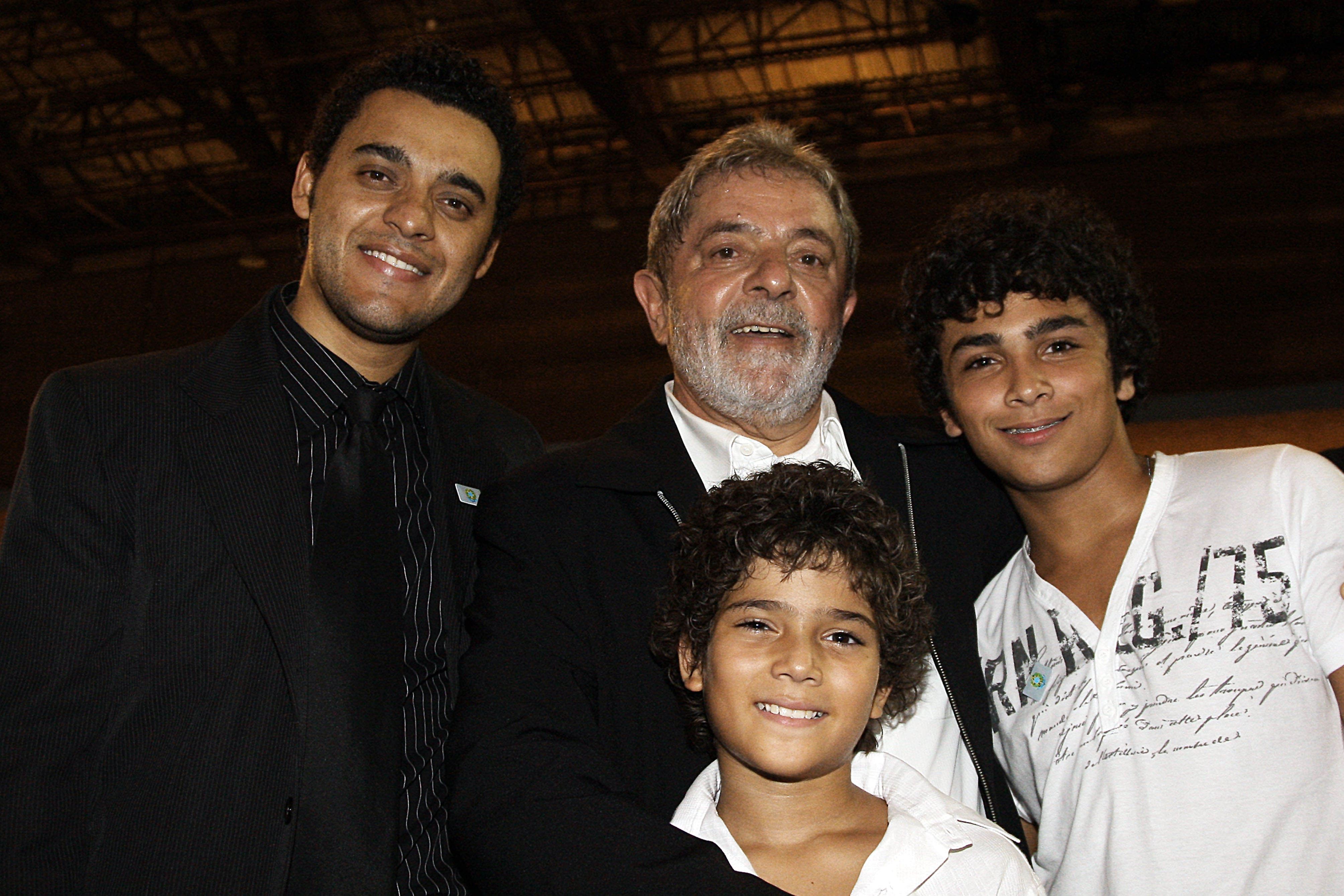 Rui Ricardo, Lula, Guilherme Tortolio and Felipe Falanga
