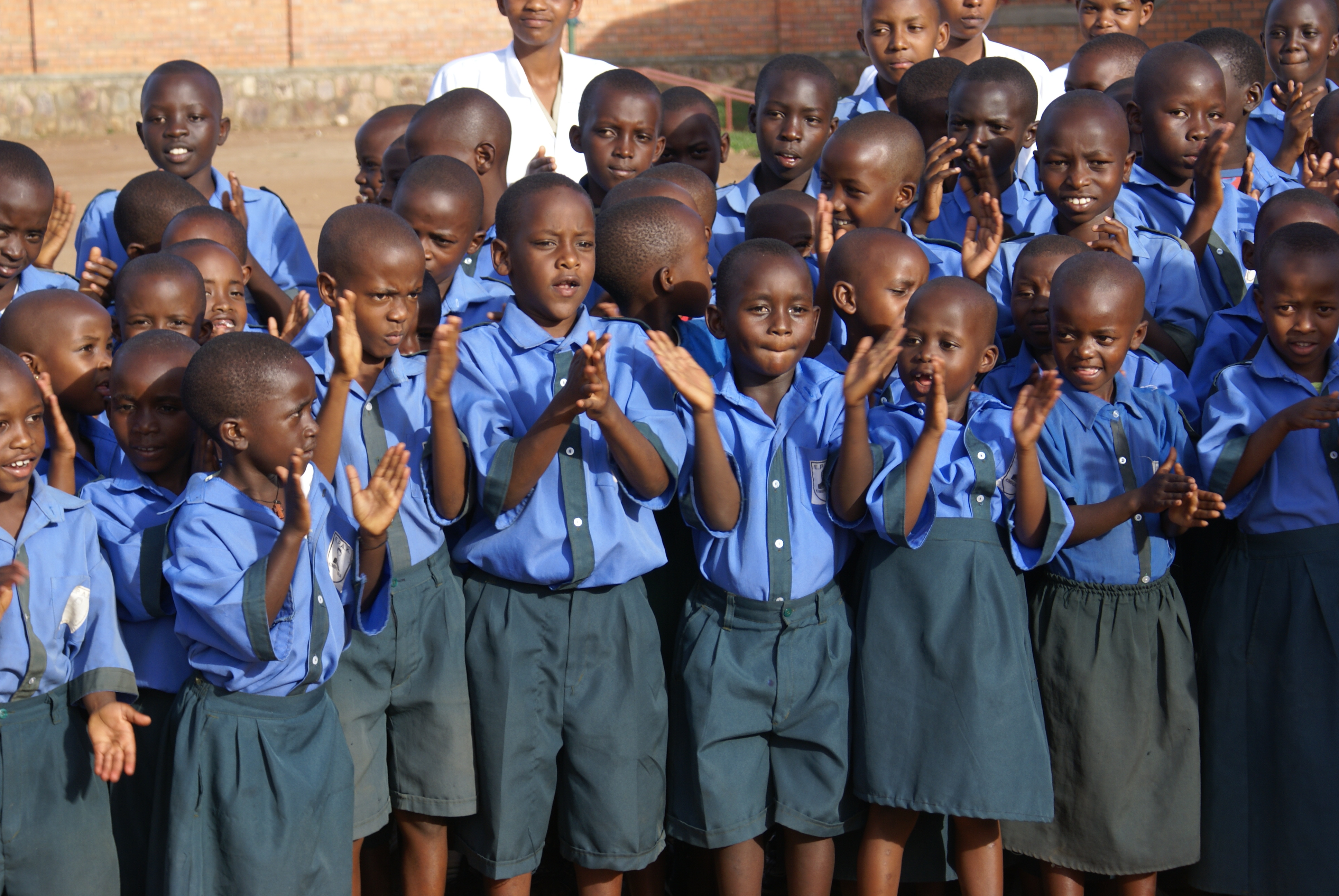 Rwandan school children