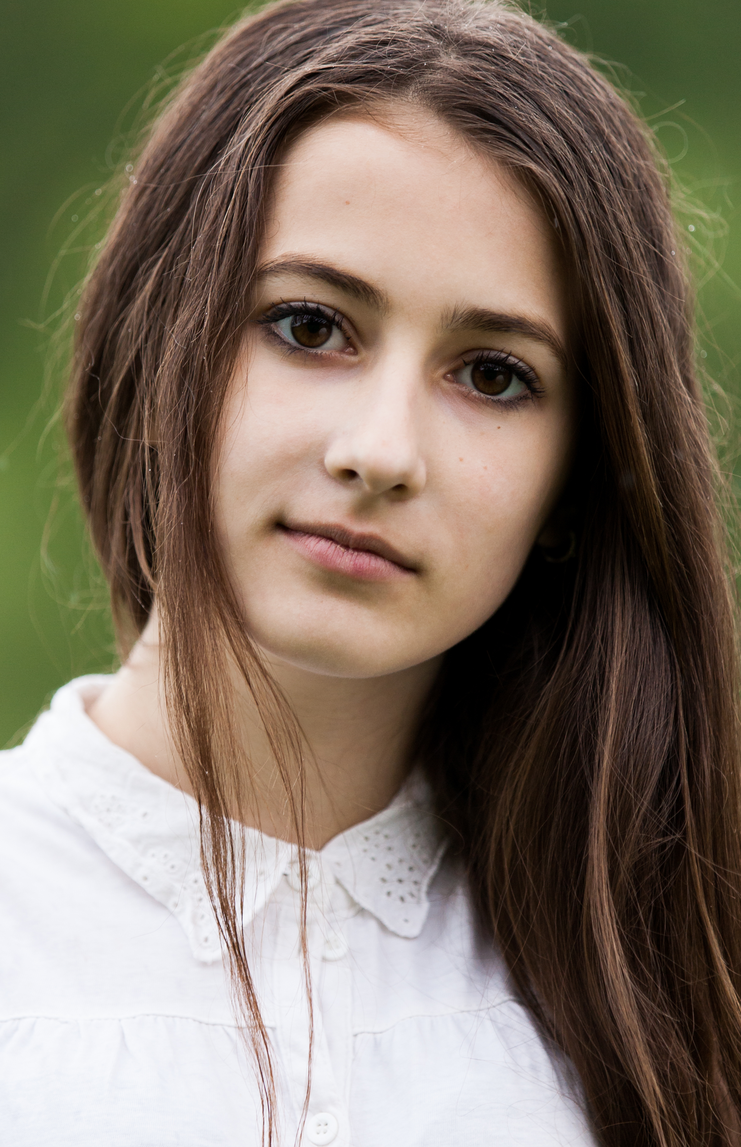 a 13-year-old brunette girl photographed in May 2015, picture 29