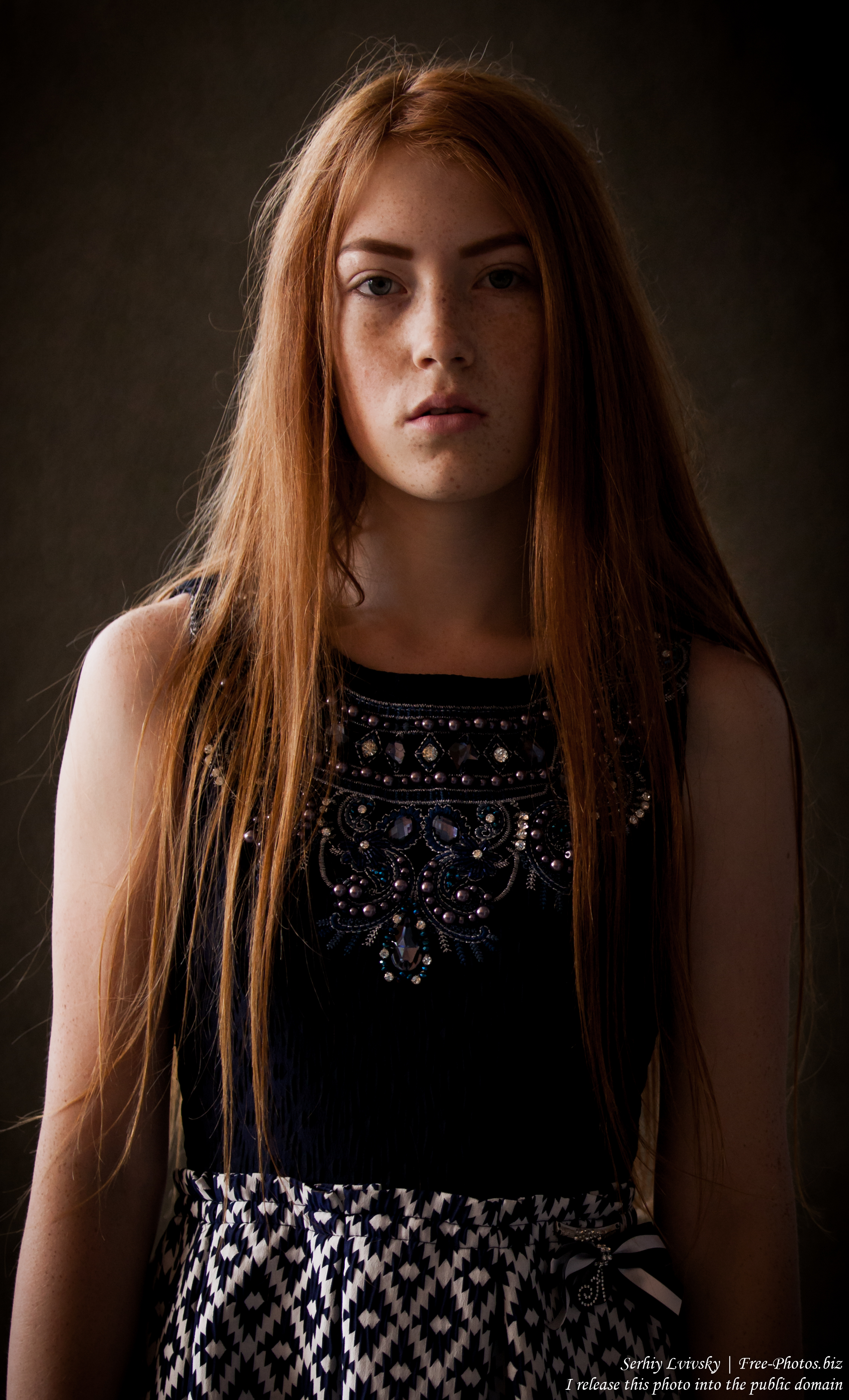 a 15-year-old red-haired Catholic girl photographed by Serhiy Lvivsky in August 2015, picture 7