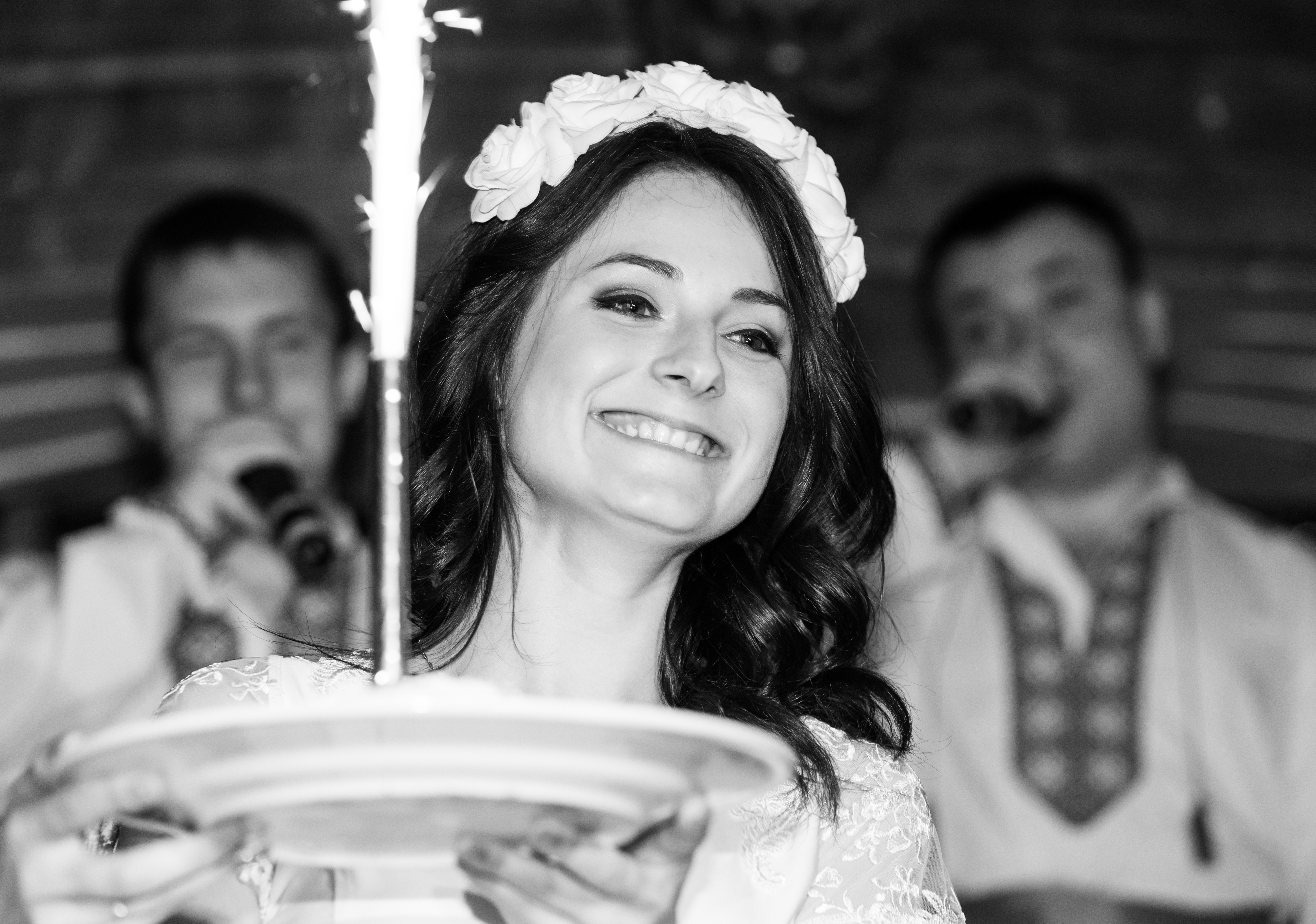 a beautiful brunette girl having her hen party in April 2014, photograph 18/20, black and white