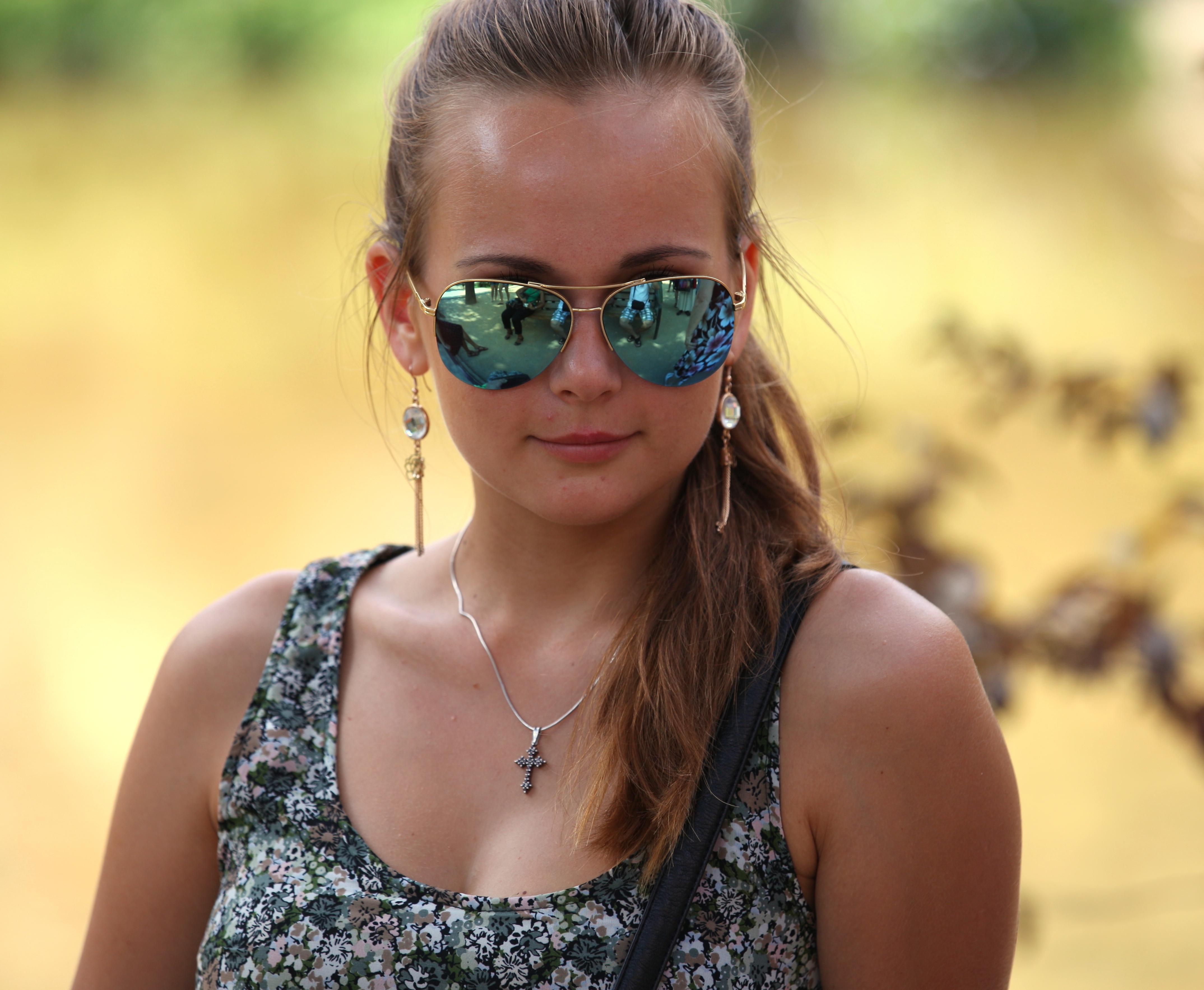 a beautiful girl photographed in Barcelona, Catalonia, Spain in August 2013, portrait 2