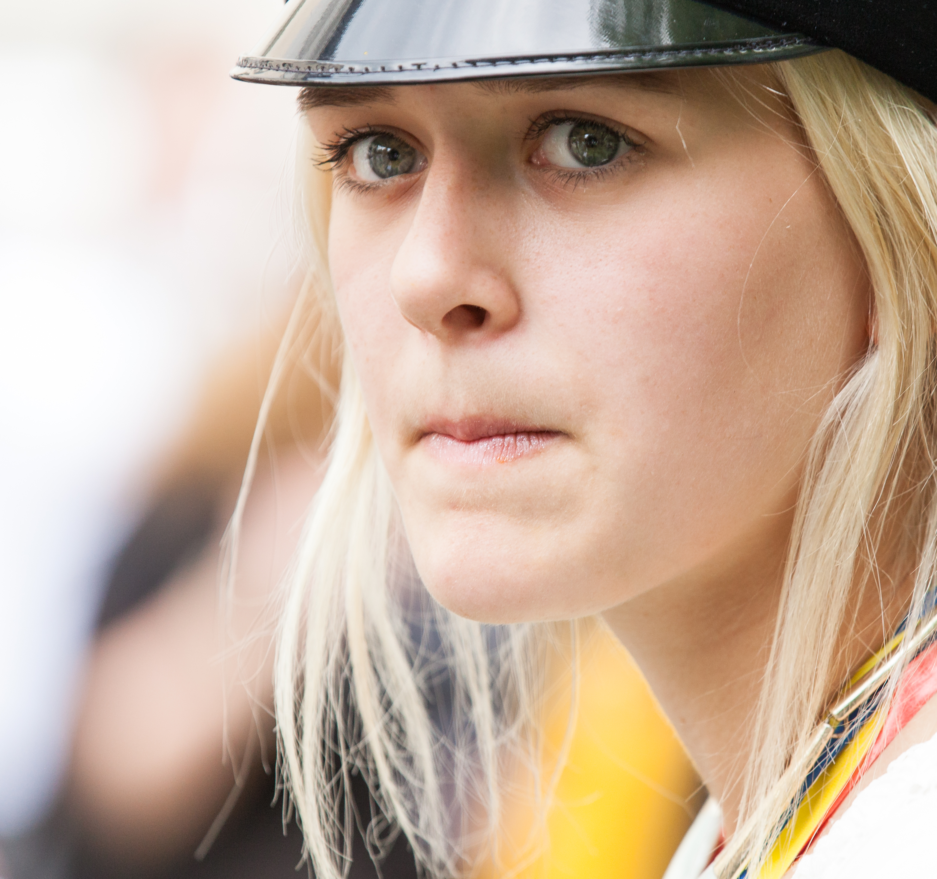 a pretty blond girl photographed in Uppsala, Sweden in June 2014, picture 3/34