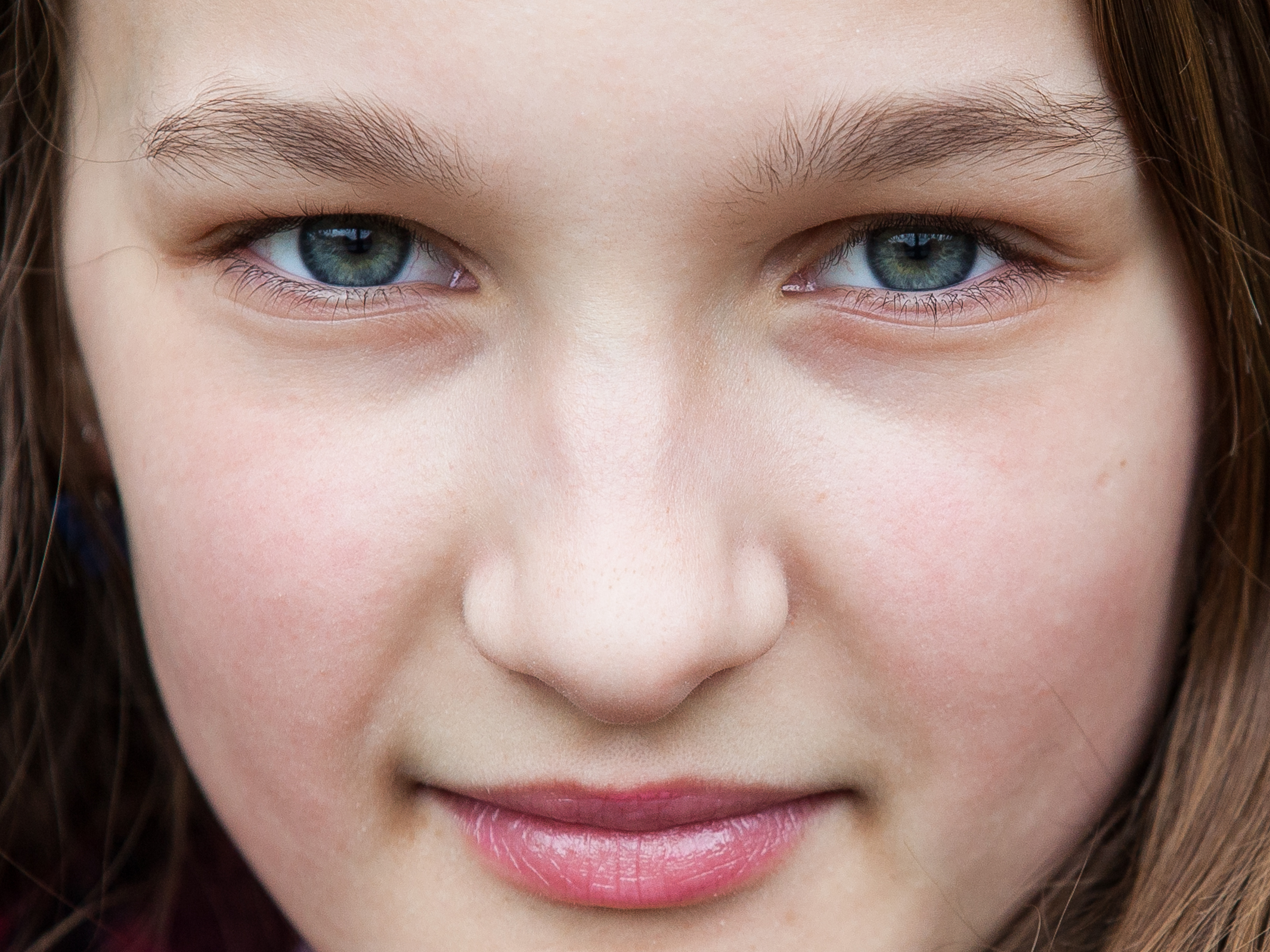 an amazingly beautiful Catholic 12-year-old girl photographed in April 2014, picture 28, cropped