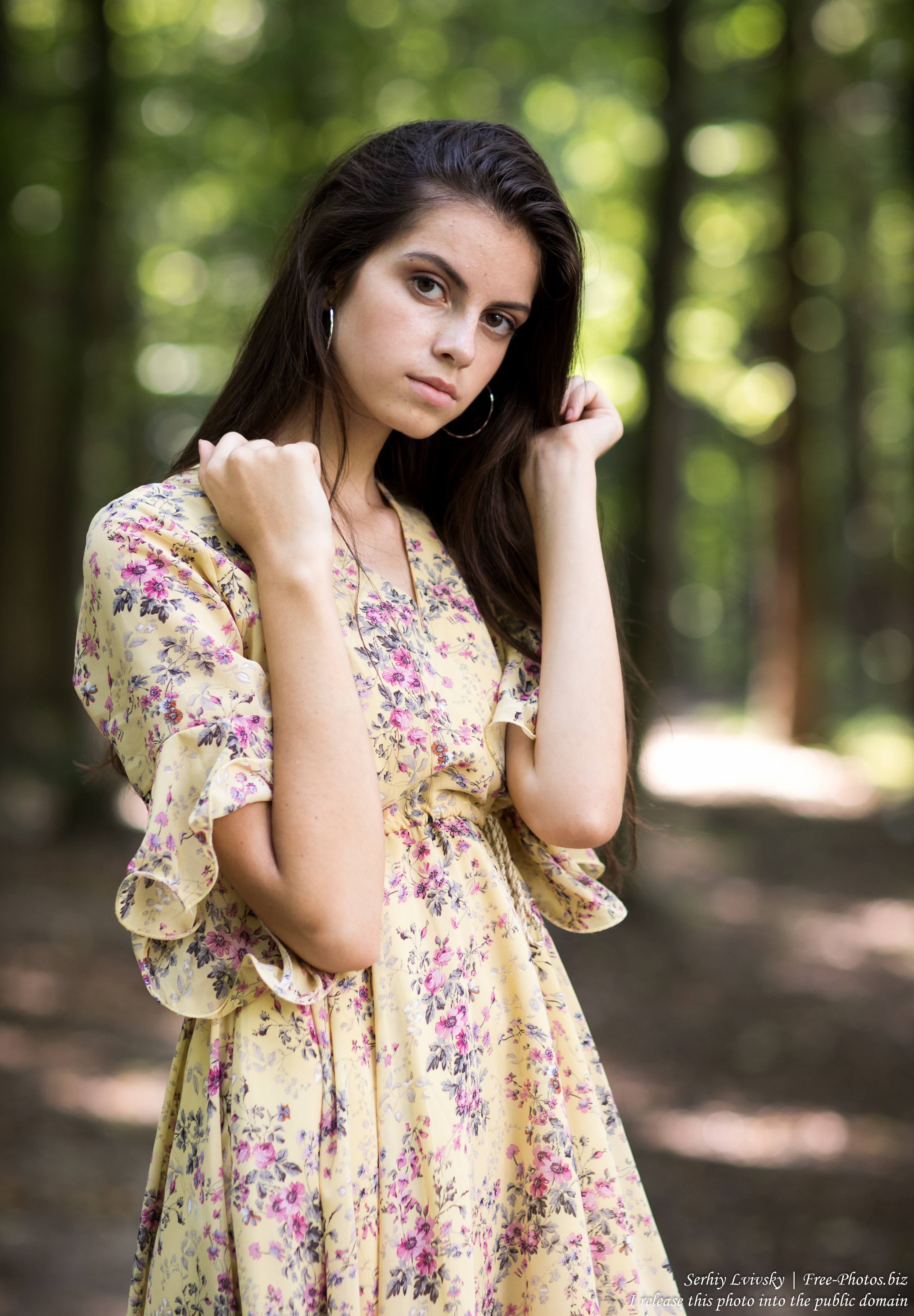 Christina - a 16-year-old brunette girl photographed in July 2019 by Serhiy Lvivsky, picture 24