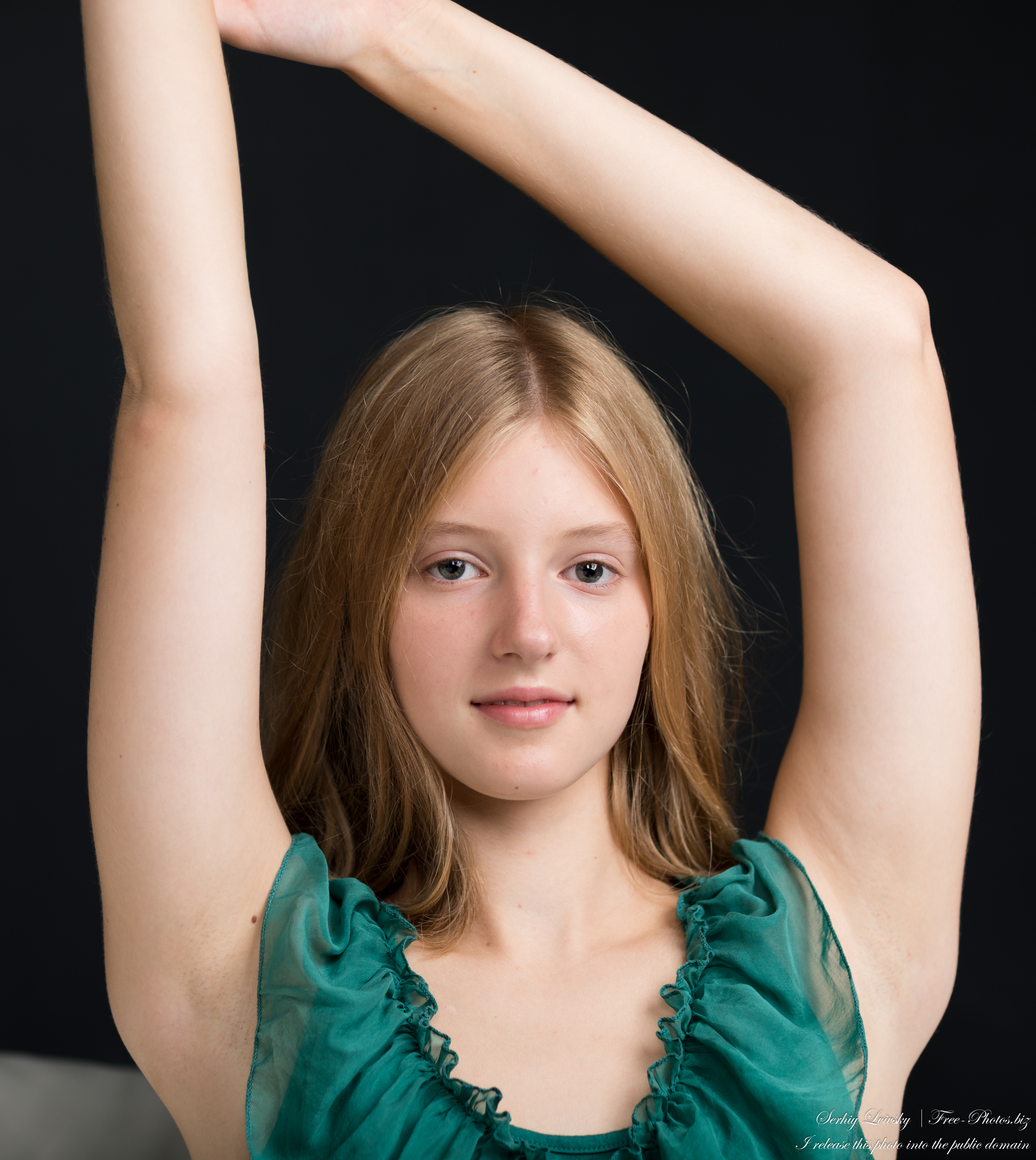 Martha - a 13-year-old natural blonde creation of God photographed in August 2023 by Serhiy Lvivsky, picture 17