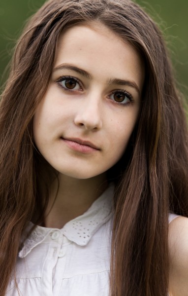 a 13-year-old brunette girl photographed in May 2015, picture 15