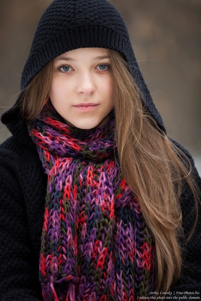 a 13-year-old girl photographed in January 2016 by Serhiy Lvivsky, picture 2