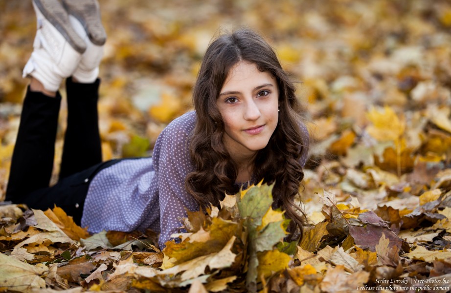 a 14-year-old Roman-Catholic girl photographed by Serhiy Lvivsky in October 2015, picture 4