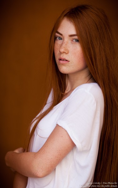 a 15-year-old red-haired Catholic girl photographed by Serhiy Lvivsky in August 2015, picture 2