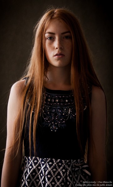 a 15-year-old red-haired Catholic girl photographed by Serhiy Lvivsky in August 2015, picture 7
