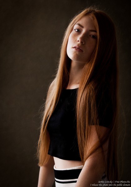 a 15-year-old red-haired Catholic girl photographed by Serhiy Lvivsky in August 2015, picture 20
