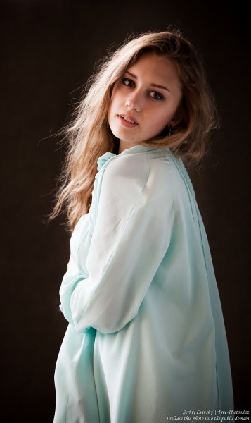 a 16-year-old natural blond girl photographed by Serhiy Lvivsky in July 2016, picture 38