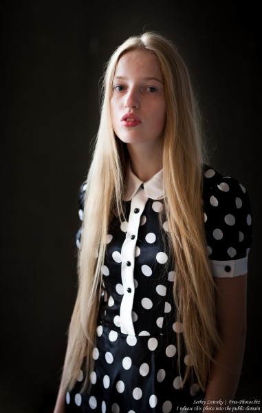 a 17-year-old Catholic natural blond girl photographed in September 2016 by Serhiy Lvivsky, picture 8