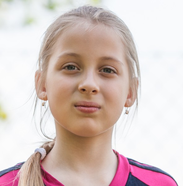 a blond Catholic cutie photographed in May 2014, portrait 2/10