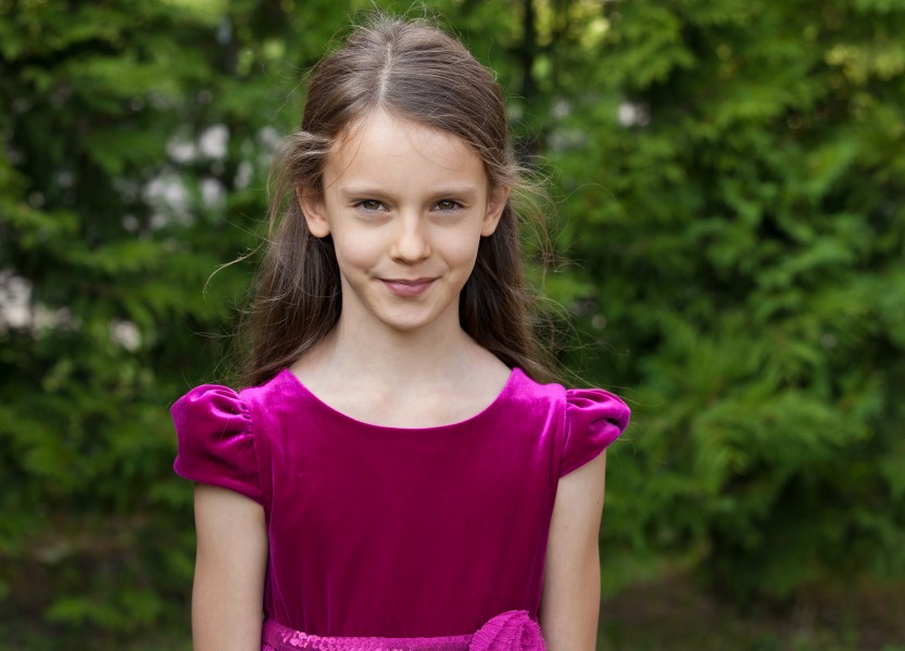 a Christian girl photographed in September 2014, picture 1