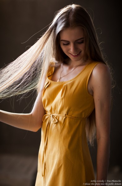 Ania - a 17-year-old natural fair-haired girl, photographed by Serhiy Lvivsky in June 2018, picture 2