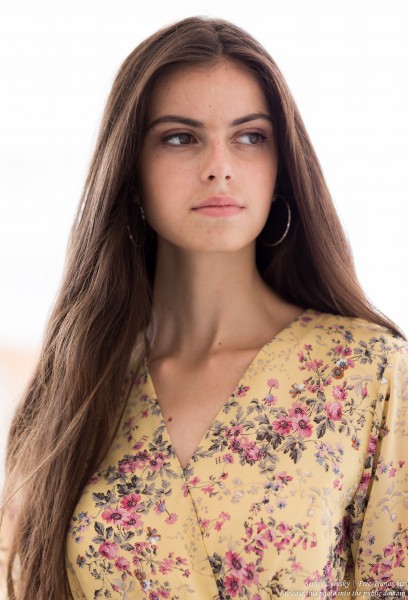Christina - a 16-year-old brunette girl photographed in July 2019 by Serhiy Lvivsky, picture 4