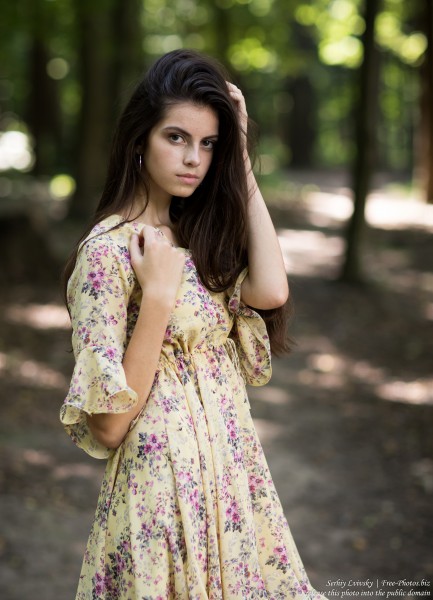 Christina - a 16-year-old brunette girl photographed in July 2019 by Serhiy Lvivsky, picture 17