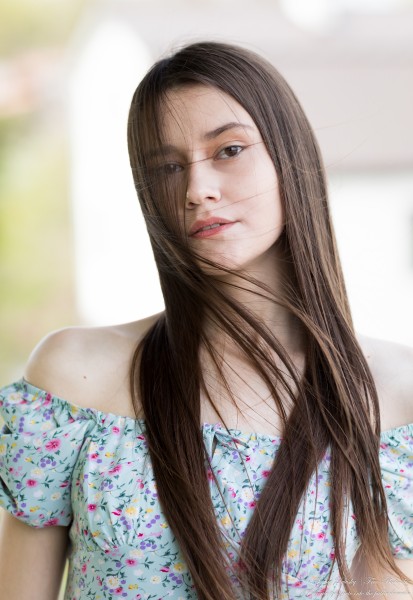 Christina - a cute 16-year-old brunette girl photographed in May 2023 by Serhiy Lvivsky, picture 3