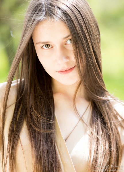 Christina - a cute 16-year-old brunette girl photographed in May 2023 by Serhiy Lvivsky, picture 14