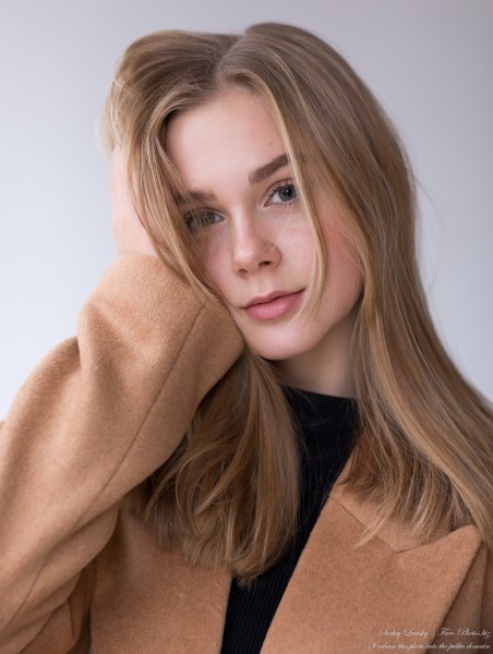Emilia - a 15-year-old natural blonde Catholic girl photographed in November 2020 by Serhiy Lvivsky, picture 3