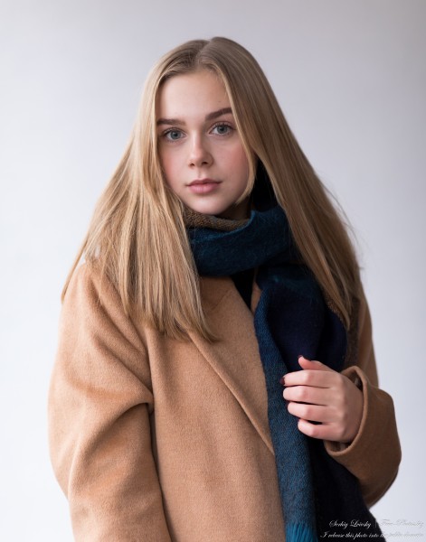 Emilia - a 15-year-old natural blonde Catholic girl photographed in November 2020 by Serhiy Lvivsky, picture 6